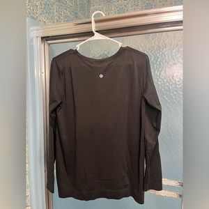 Lululemon Long Sleeve Black Shirt